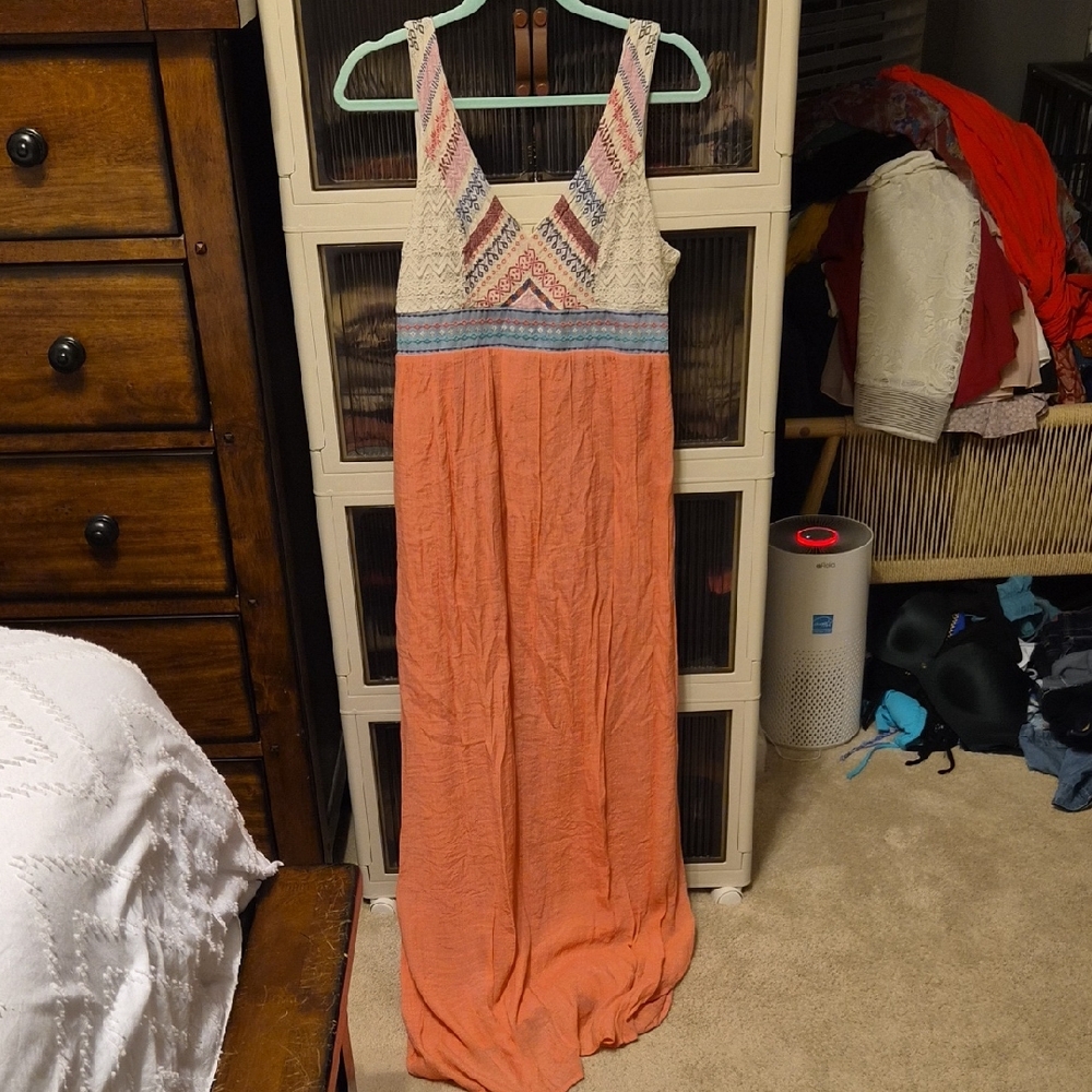 Flying Tomato Multicolor Boho Maxi Dress
